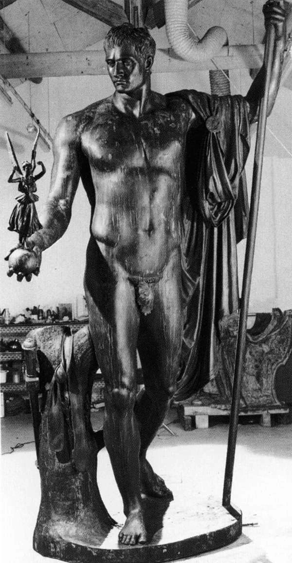 Napoleone nei panni di Marte pacificatore - bronzo, Pinacoteca Brera, Milano